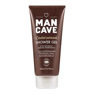 Man Cave Natural Cedarwood Shower Gel for Men