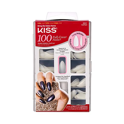 Kiss Long Full Cover Stiletto Nails