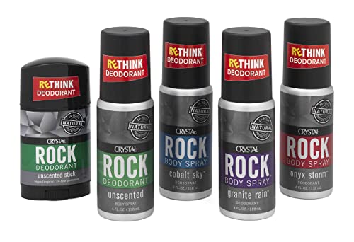 French Transit Crystal Rock Unscented Deodorant for Men