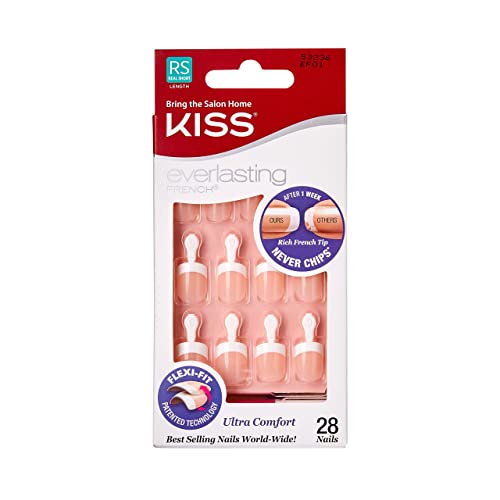 Kiss Everlasting Endless French 28-Piece Nail Kit