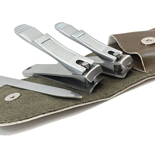 Zizzili 3-piece Stainless Steel Nail Clippers